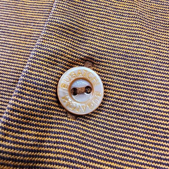 Bugatchi Uomo Shirt Mens XL Orange Polo TPC Scottsdale Golf Egyptian Cotton - Picture 10 of 16